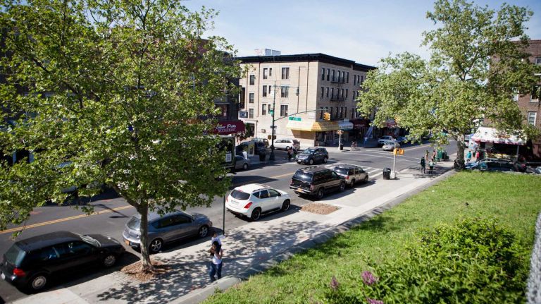 View of 5th Avenue from Sunset Park.