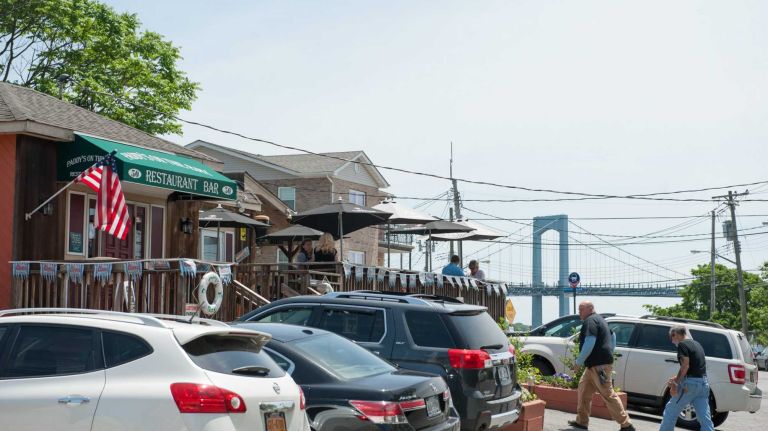 Paddy's On The Bay, located along Pennyfield Avenue, is a popular dining spot.