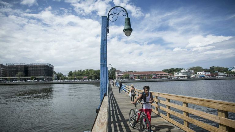 Sheepshead Foot Bridge, a pedestrian bridge over Sheepshead Bay.