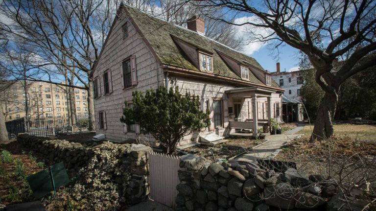 The historic Bowne House in Flushing, Queens was built in the 17th century. 