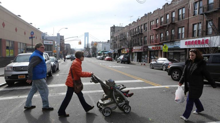 The intersection of Third Avenue at 91st Street in Fort Hamilton.