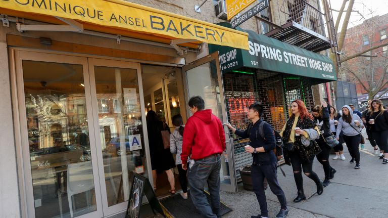 Lines still form every morning outside Dominique Ansel Bakery, 189 Spring St., for those hoping to nab a Cronut.