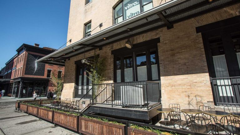 Spice Market, one of the neighborhood's trendy restaurants. 