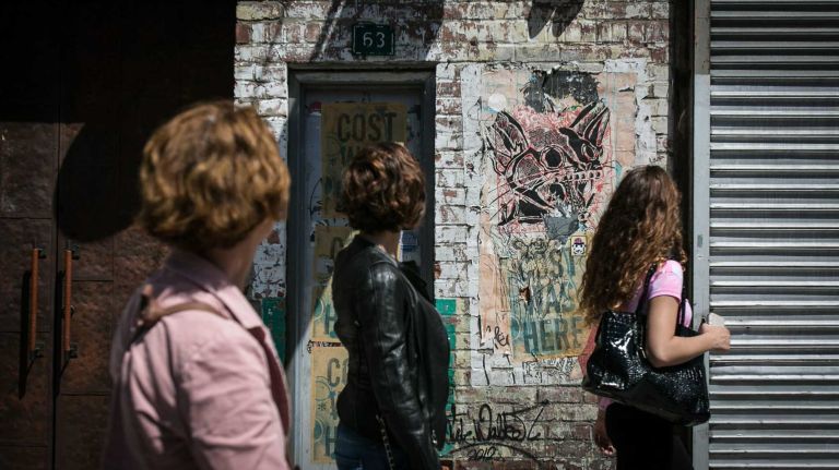 Street art on Gansevoort Street. 