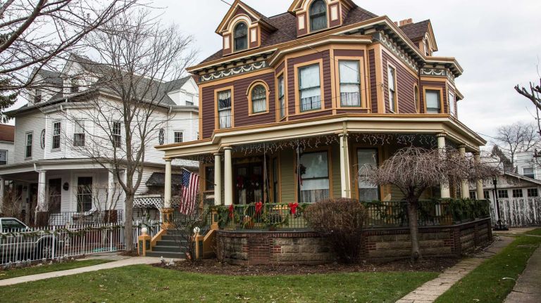 A Victorian-style homes in Richmond Hill.