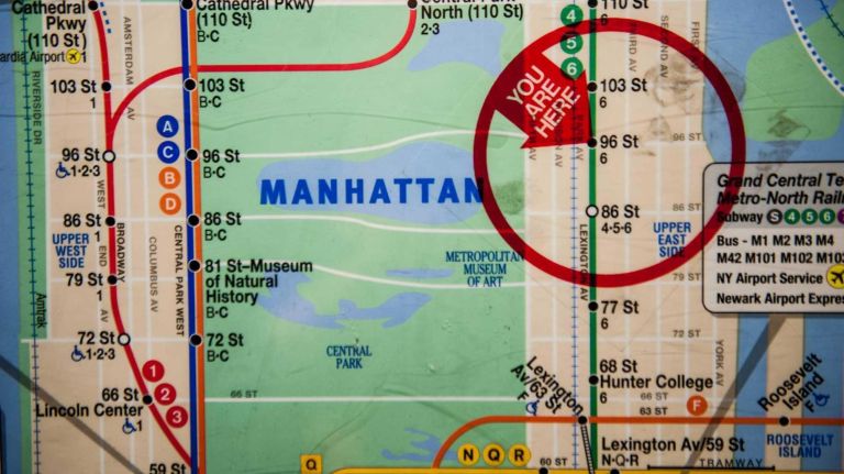 Upper East Side 21 The #6 subway train takes you to the neighborhood.