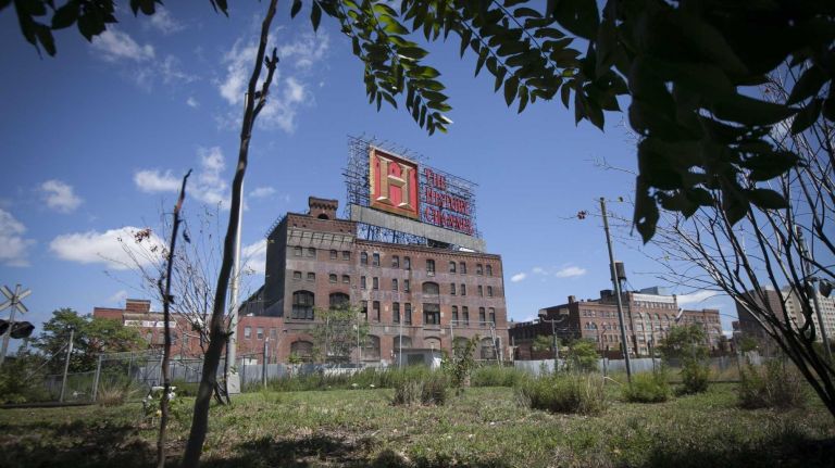 The History Channel Sign.