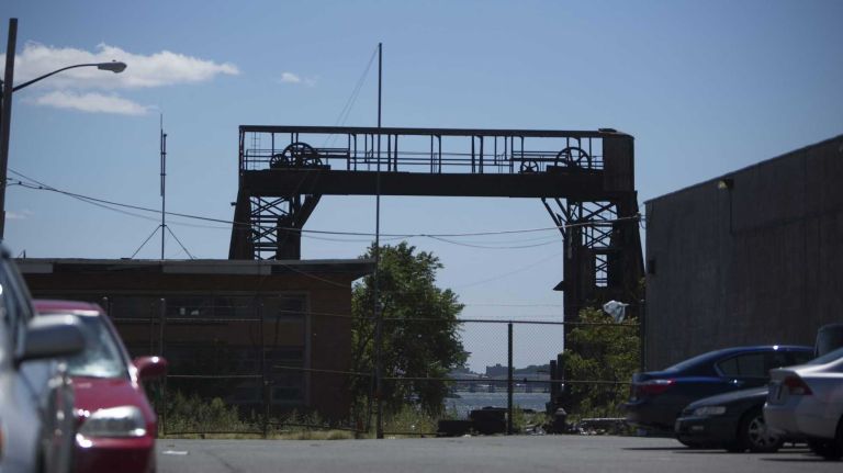 The Port Morris Gantries.