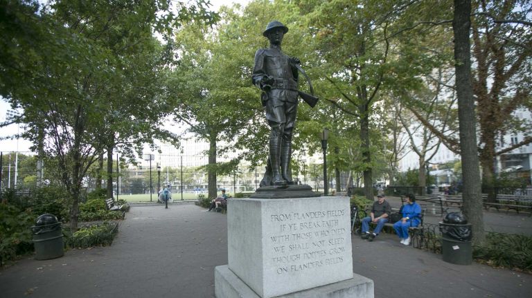 Hell's Kitchen 15 DeWitt Clinton Park is one of many green spaces in the Hell's Kitchen neighborhood of Manhattan. (Oct. 4, 2013)