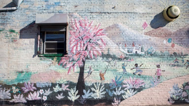 A mural in Queens Village.