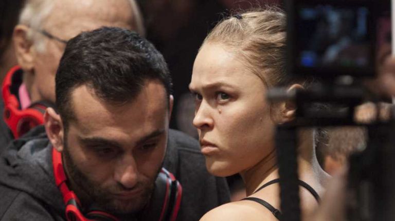 Ronda Rousey needed just 16 seconds to beat Alexis Davis by technical knockout and defend her women's bantamweight title at UFC 175 at Mandalay Bay in Las Vegas on July 5, 2014.