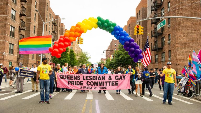 Queens Pride Parade injects color into an otherwise cloudy day 10 The 26th annual Pride Parade and Festival kicks off in Jackson Heights.