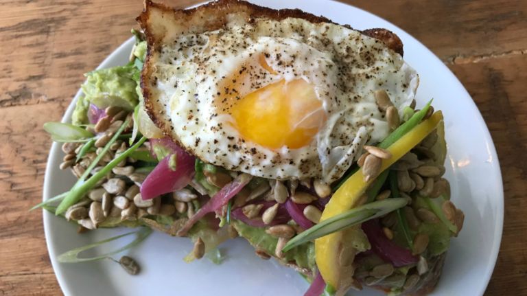 If it's brunch time, you know what to get: avocado toast. Matter (7604 Third Ave.) is a coffee bar/cafe that may exceed your expectations. The small shop decorated with subway tile and reclaimed wood not only serves solid cappuccino and espresso, but it has a full beer and wine list and a menu of delectable bites. Try the burger or the avocado toast, which is made with ingredients you can tell are fresh (two slices of bread, creamy avocado, lemon, onion and sunflower seeds).