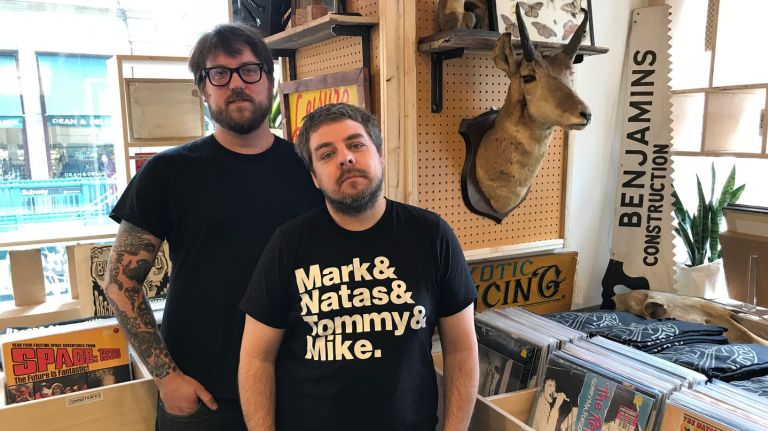 Black Gold bosses Jeff Ogiba, left, and Mike Polnasek now offer their goods in Manhattan in addition to their original Brooklyn store.