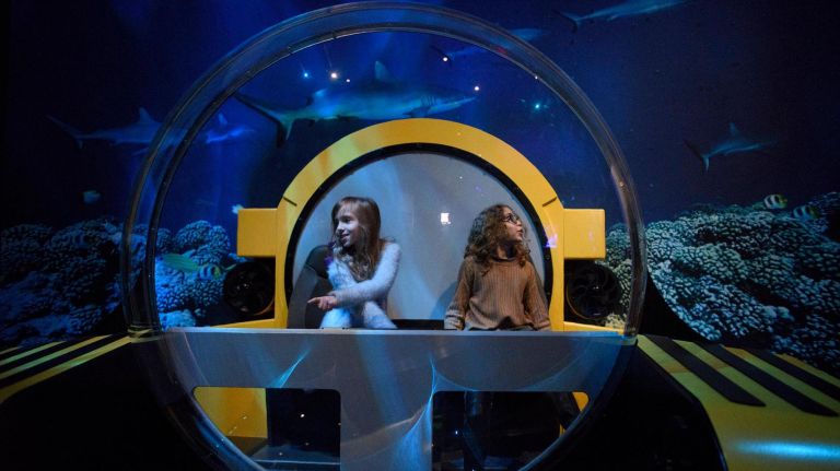 See actual BBC and OceanX Media footage of dives into the great blue 