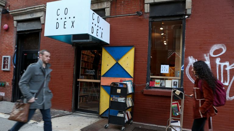 Codex opened in January at 1 Bleecker St., sharing space with Think Coffee, and specializes in art and literary fiction titles.