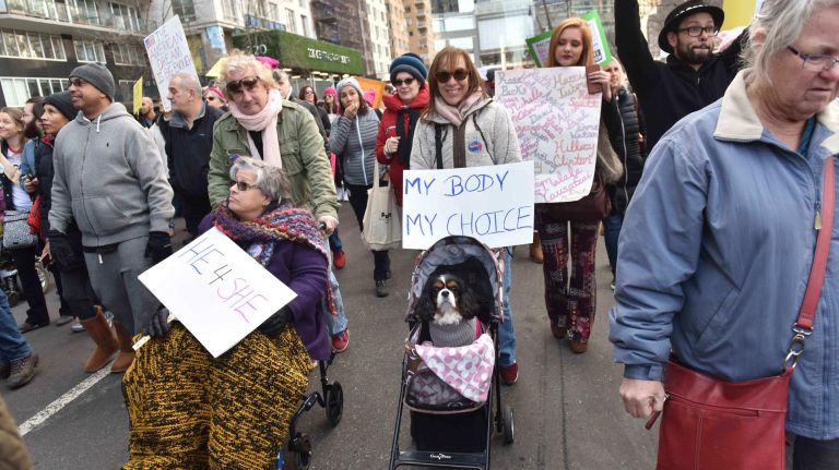 Women's March on NYC: Photos of the 2nd annual demonstration 39 Participants in the Women's March in midtown Manhattan on Saturday, Jan. 20, 2017.