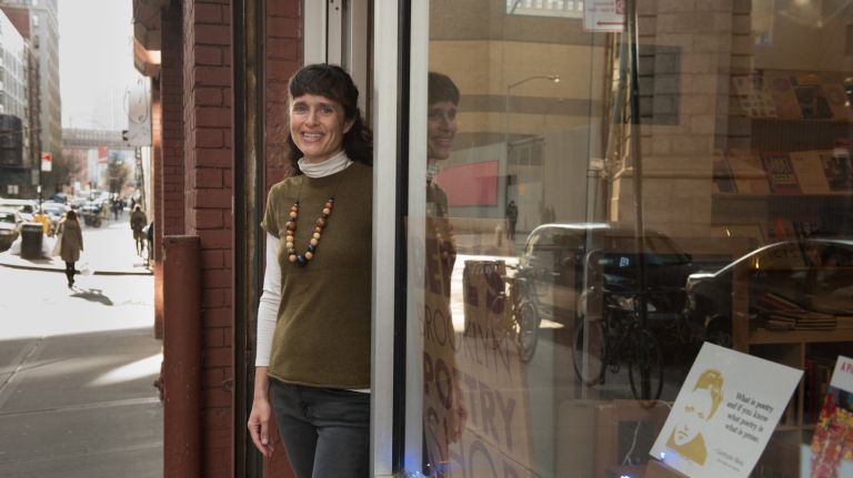 Farrah Field co-owns Berl's Brooklyn Poetry Shop with her husband, Jared White.