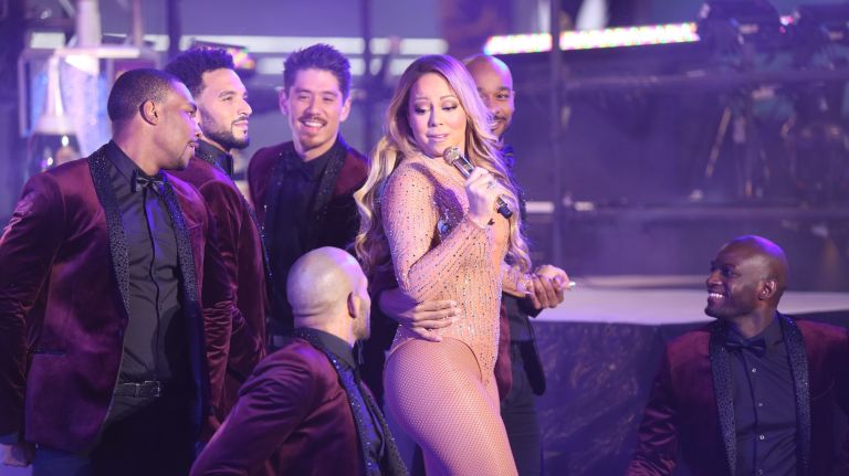 New Year's Eve Times Square ball drop: See photos 29 Mariah Carey performs during the New Year's Eve celebration in Times Square on Saturday, Dec. 31, 2016.