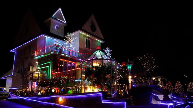 Dyker Heights Christmas lights photos: Best and brightest holiday decorations 17 The abundance of neon lights on this Dyker Heights house brings a Christmas buzz to visitors. With