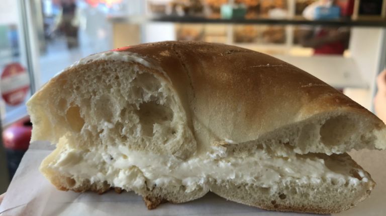 Kossar's also specializes in kettle-boiled bagels and other specialty baked goods, including rugelach and challah bread.