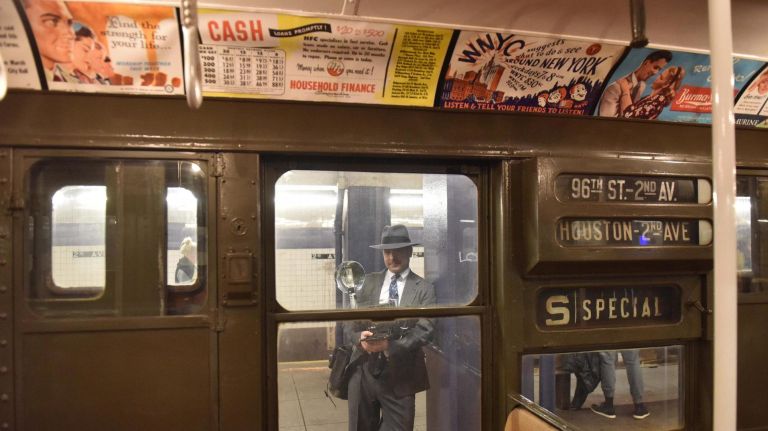 MTA's Holiday Nostalgia Train makes its annual debut: See photos 15 Dave Falco of Farmingdale came dressed for the part.
