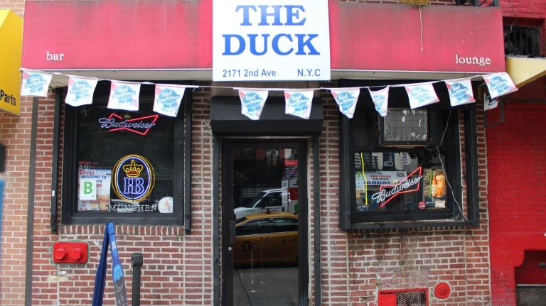 Explore East Harlem's culture through its food, shops and more 18 The Duck is a quintessential dive bar that cannot be described, only experienced. But don't say we didn't warn you -- it's not for the faint of heart.