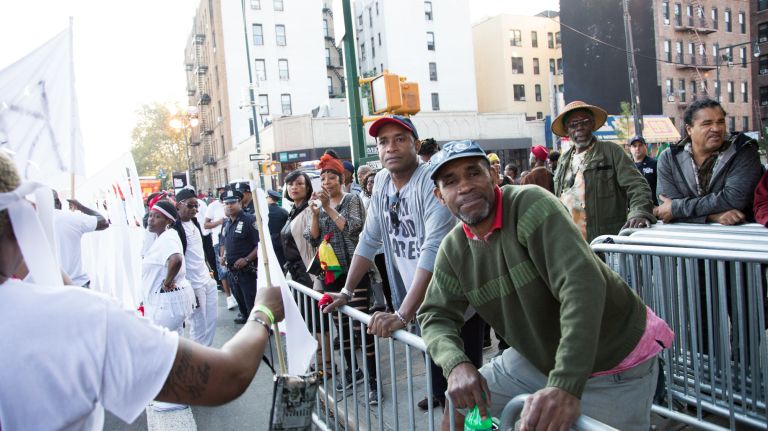 J'Ouvert festival: Photos of the early morning Caribbean celebration 23 Onlookers watch the J'Ouvert parade in Brooklyn on Monday, Sept. 4, 2017.