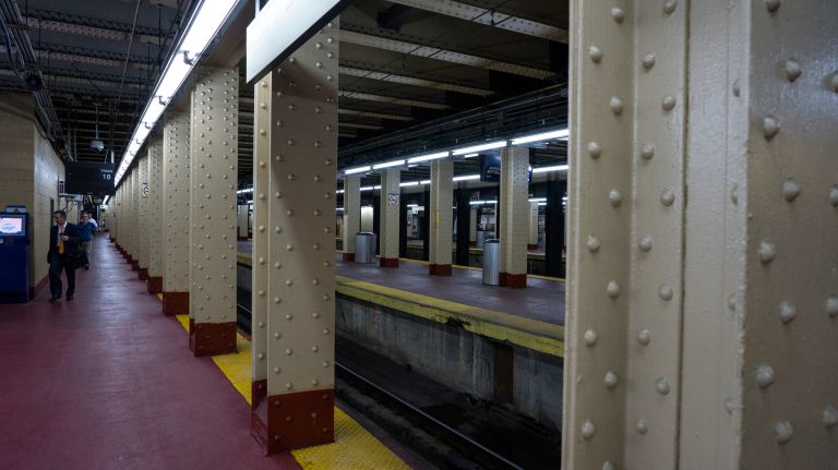 Penn Station's history is hidden in plain sight 20 Steel structures along the Long Island Rail Road's Track 18, seen at Penn Station in Manhattan, Thursday, July 27, 2017, are a clear and solid remnant of the original McKim, Mead & White Beaux-Arts structure, torn down in 1963. Much of the underpinnings of the train station remain, a testament to the original design that is still functioning after more than 100 years.