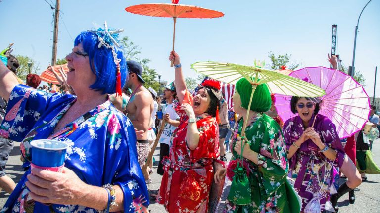 Coney Island Mermaid Parade 2016: See photos 34 Colorfully clad kimono wearers enjoy the 2016 Mermaid Parade in Coney Island on Saturday, June 18, 2016.