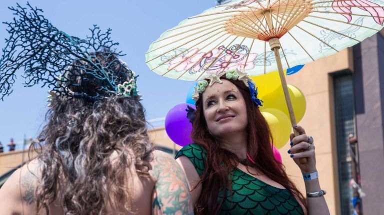 Coney Island Mermaid Parade 2016: See photos 43 Costumed participants march in the 2016 Mermaid Parade in Coney Island on Saturday, June 18, 2016.