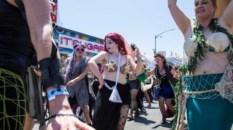 Coney Island Mermaid Parade 2016: See photos 51 Costumed participants march in the 2016 Mermaid Parade in Coney Island on June 18, 2016.