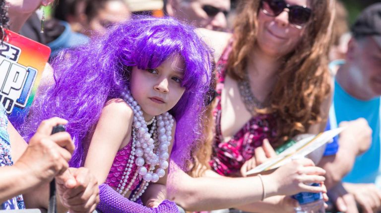 Coney Island Mermaid Parade 2016: See photos 59 Scarlett French, 8, of Manhattan, feels the mermaid spirit at the 2016 Mermaid Parade in Coney Island on Saturday, June 18, 2016.
