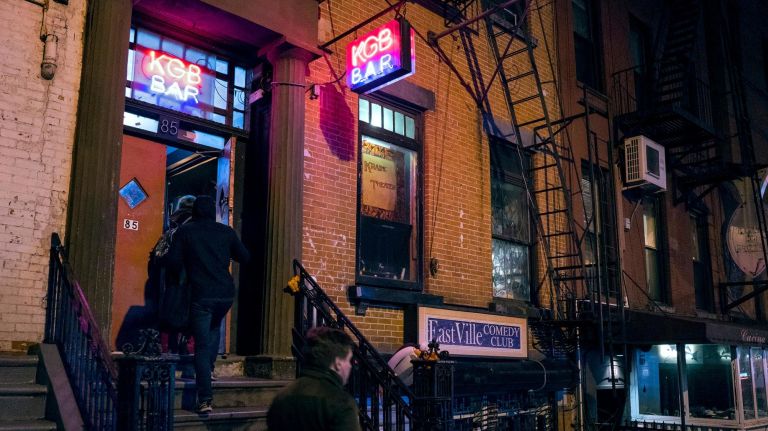 KGB Bar has held on for years as one of the few literary bars offering readings and story tellings nightly.