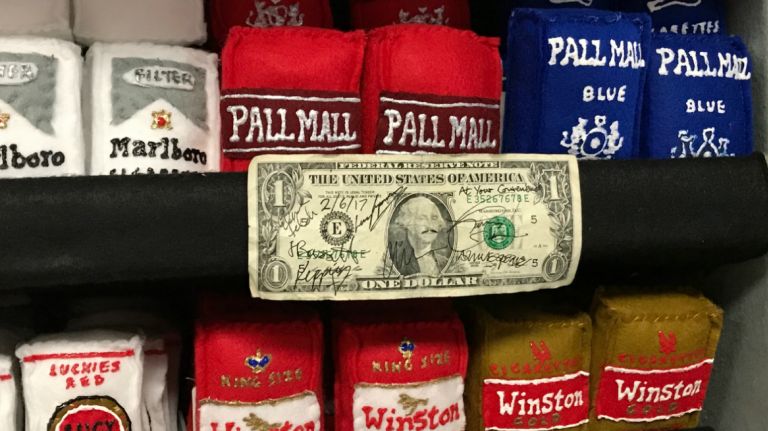 The Standard's pop-up bodega sells snacks made entirely of felt 22 These $25 plush cigarettes need not come with a Surgeon General warning.