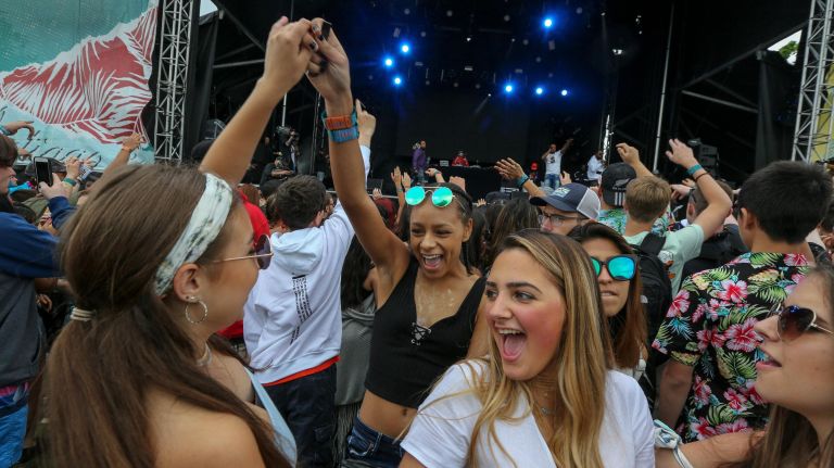 Friends dance to Westside Gunn and Conway.