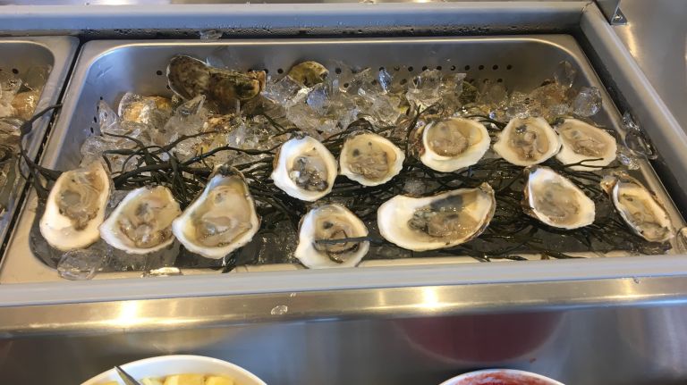 Community Clam Bar aims to serve groups of guests on its, you guessed it, community high-top seating. Oysters, clams and more shellfish varieties will be served to diners via a touch of a button, with iPads stationed at each table as acting waiters.