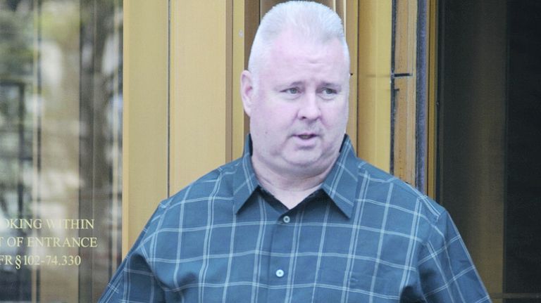 Former top cop felt abandoned 1 NYPD Deputy Chief Michael Harrington, left, exits a federal courthouse in Manhattan after being arraigned on Monday, June 20, 2016. Deputy Chief Harrington was charged with accepting bribes in exchange for official acts.