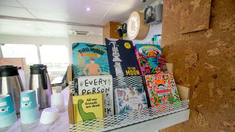 Books for the kids are also for sale if you're in need of a little entertainment on your journey.