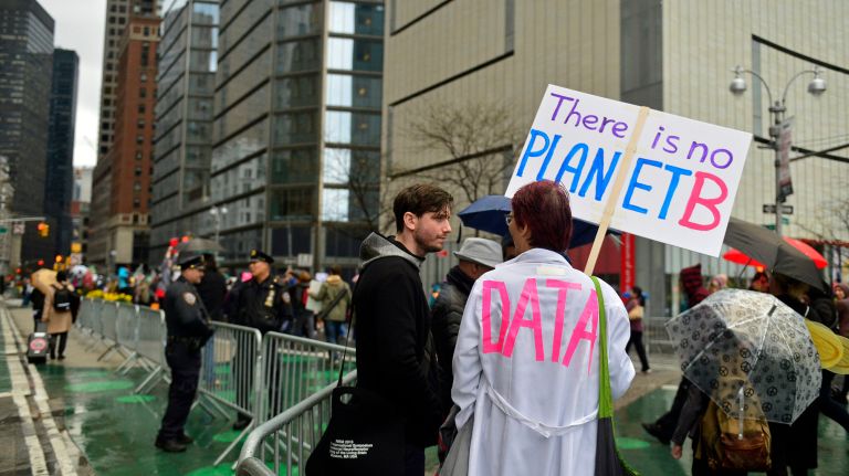 March for Science in NYC: Photos of the Earth Day rally against Trump 18 Participants at the March for Science in Manhattan on Saturday, April 22, 2017.