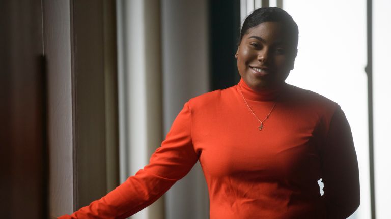 Akaysha Palmer at the Vanderbilt YMCA on East 47th Street in Manhattan on Feb. 21, 2018. 