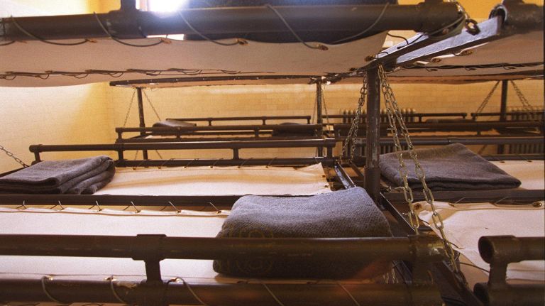 As immigrant processing at Ellis Island declined in the mid-1920s, the buildings on the island were put to other uses. During World War II, the baggage and dormitory buildings housed enemy merchant seamen who had been detained by the government, according to the Statue of Liberty-Ellis Island Foundation. 