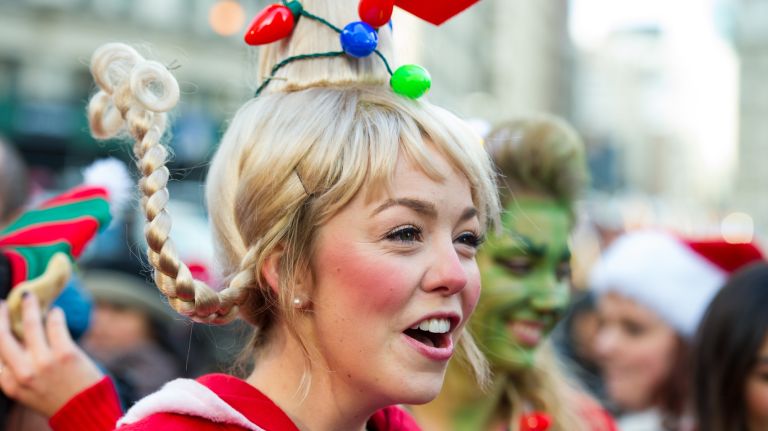 Alexa Wheeler, 22, from Texas, dressed as Cindy Lou Who from 
