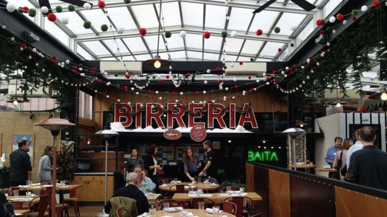 Eataly NYC: Flatiron vs. Downtown showdown 35 <p>In this category, there's no contest -- literally. Only Flatiron offers a rooftop beer garden, and it is certainly a worthy offering. Each season, Birreria is transformed to match the weather: through March it's Baita, an Alps-themed hideaway that takes you to the top of the slopes without requiring a pair of skis.</p> <p><b>Advantage:</b> Flatiron