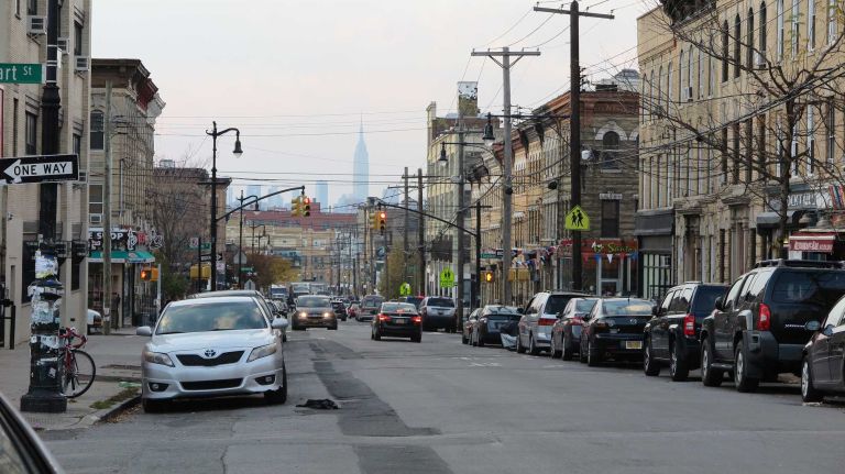 If you're looking for a view of the city as you walk around Bushwick, one of the best spots is right outside the DeKalb Avenue L train station on Wyckoff Avenue. Look west toward the city for a glimpse of the Empire State Building framed between the Brooklyn neighborhood's buildings.