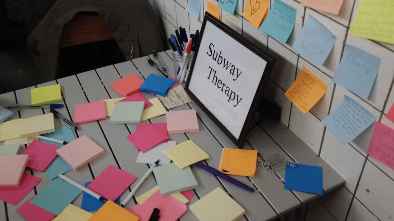 There were many Post-Its to choose from.