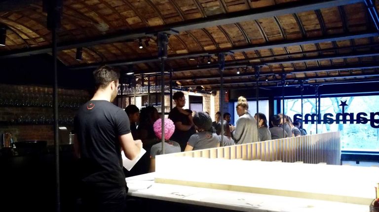 There's also a loft with more dining space and a second bar.