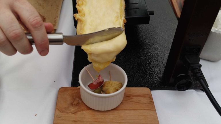 Eataly's Baita pop-up will take you to the Italian Alps without leaving Flatiron 18 Transport yourself to the Alps with some raclette -- a melty Swiss cheese scraped off a giant wheel and, at Baita, onto some potatoes and other veggies.