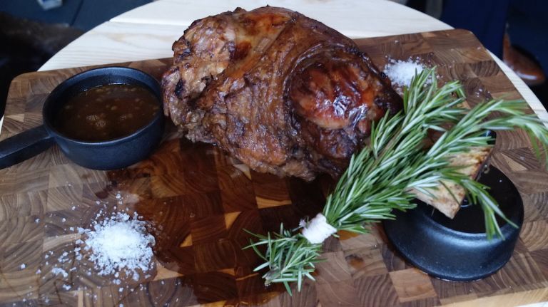 Eataly's Baita pop-up will take you to the Italian Alps without leaving Flatiron 23 If that little bite wasn't enough for you, there's good news: You can order the entire leg of the cow as a private dining option, served in your own cabin.