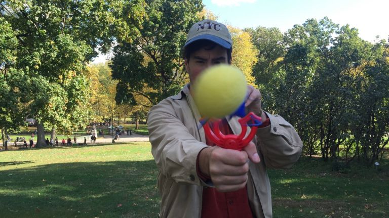 NYC park rules New Yorkers frequently break: Climbing trees, flying flags, more 13 It may seem common knowledge that you shouldn't bring in firearms or missile-propelling instruments into Central Park. But if you thought that slingshot would make it, think again -- those are illegal too.